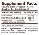 BERBERINE COMPLEX - 60 Veg Capsules - Feel You