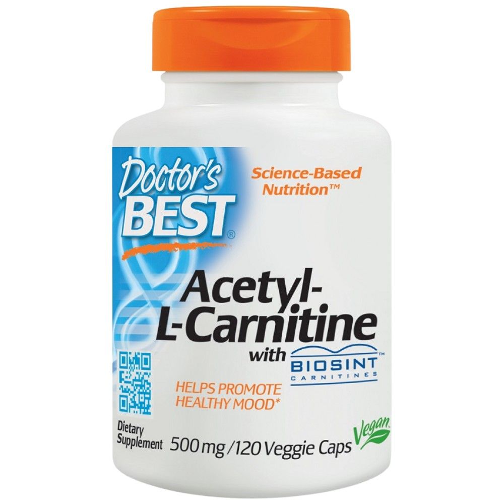 BEST Acetyl-L-Carnitine 500 mg - 120 капсули - Feel You
