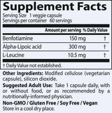 BEST Benfotiamine 150 mg + Alpha Lipoic Acid 300 mg - 60 капсули - Feel You