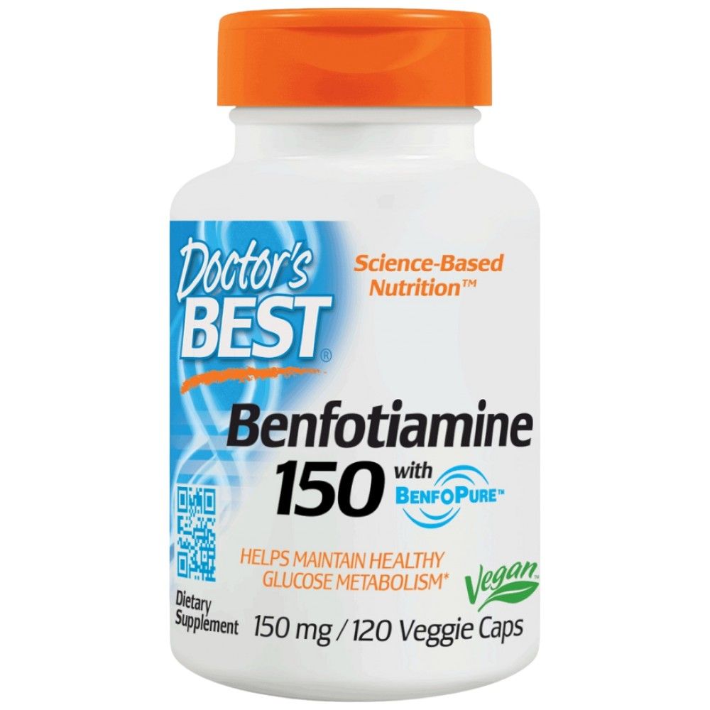 BEST Benfotiamine 150 mg | BenfoPure - 120 капсули - Feel You