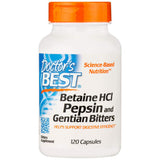 BEST Betaine HCL 650 mg / with Pepsin & Gentian Bitters - 120 капсули - Feel You