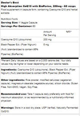 BEST CoQ10 with Bioperine 200 mg - 180 капсули - Feel You