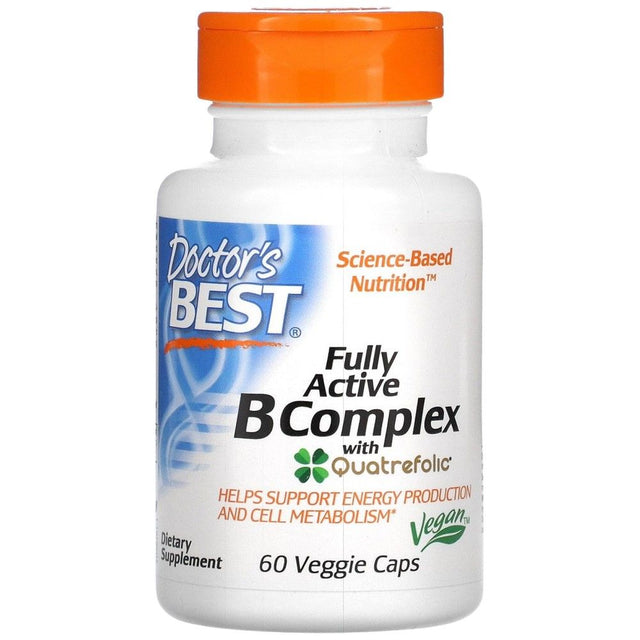 BEST Fully Active B Complex | with Quatrefolic® - 60 капсули - Feel You
