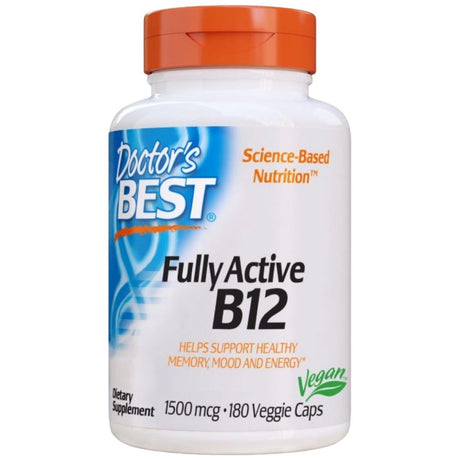 BEST Fully Active B12 / Methylcobalamin 1500 mcg - 180 капсули - Feel You