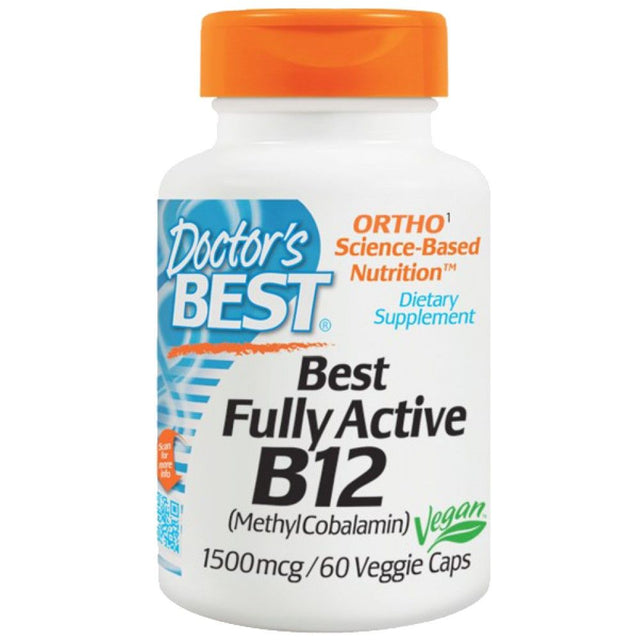 BEST Fully Active B12 / Methylcobalamin 1500 mcg - 60 капсули - Feel You