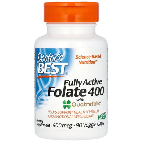 BEST Fully Active Folate 400 mcg - 90 капсули - Feel You