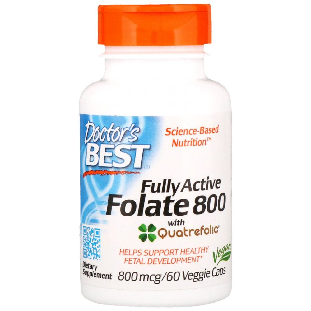 BEST Fully Active Folate 800 mcg - 60 капсули - Feel You
