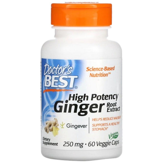 BEST Ginger Root Extract 250 mg | High Potency - 60 капсули - Feel You
