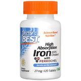 BEST High Absorption 100% Chelated Iron - 120 Таблетки - Feel You