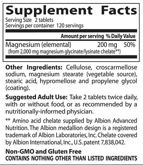 BEST High Absorption 100% Chelated Magnesium - 240 Таблетки - Feel You