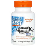 BEST Natural Vitamin K2 MK-7 45 mcg - 60 капсули - Feel You