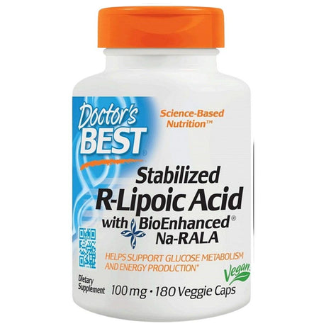 BEST R-Lipoic Acid / Stabilized NA-R-ALA 100 mg - 180 капсули - Feel You