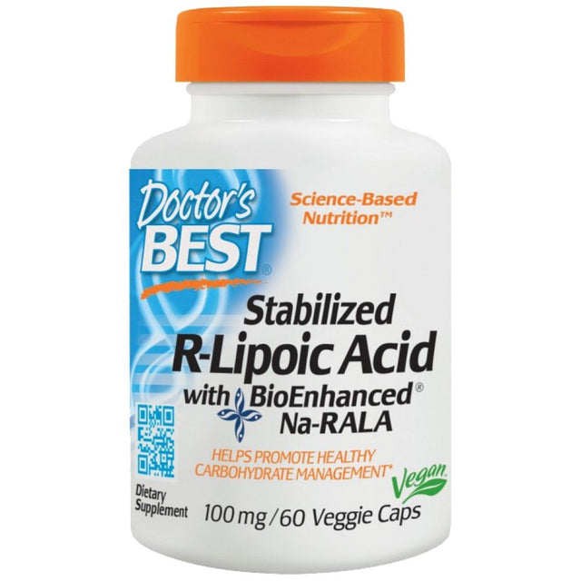 BEST R-Lipoic Acid / Stabilized NA-R-ALA 100 mg - 60 капсули - Feel You