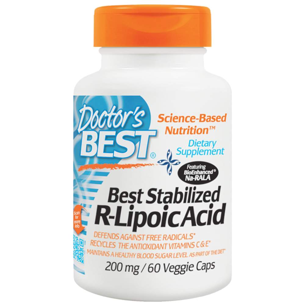 BEST R-Lipoic Acid / Stabilized NA-R-ALA 200 mg - 60 капсули - Feel You