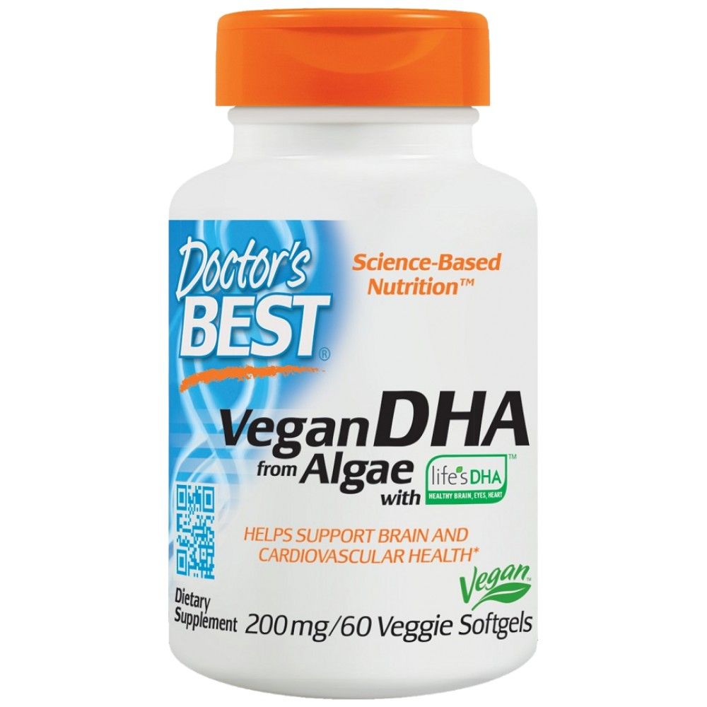 BEST Vegan DHA from Algae 200 mg - 60 Гел капсули - Feel You