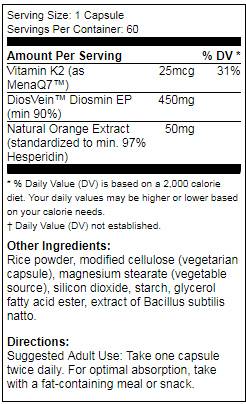 BEST Vein Support featuring DiosVein - 60 капсули - Feel You