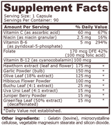 BLOOD PRESSURE SUPPORT - 90 Capsules