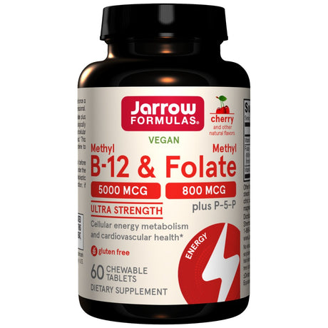 Methyl B-12 5000 mcg & Methyl Folate 800 mcg - 60 Подезични таблетки - Feel You