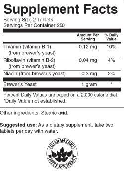 Brewer`s Yeast 500 mg 500 Таблетки - Feel You