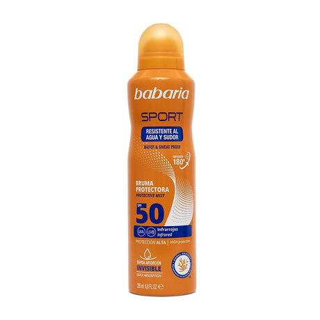 Babaria, Sport, Sun Protection, Sunscreen Spray, SPF 50, 75 ml - Feel You