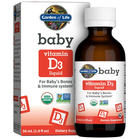 Baby Vitamin D3 Liquid - 56 мл - Feel You