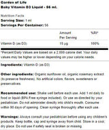 Baby Vitamin D3 Liquid - 56 мл - Feel You