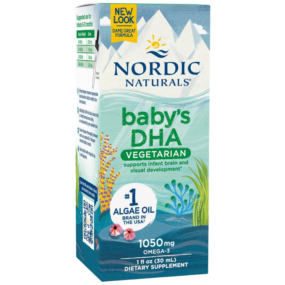 Baby's DHA | 1050mg Omega-3 Vegetarian - 30 мл - Feel You