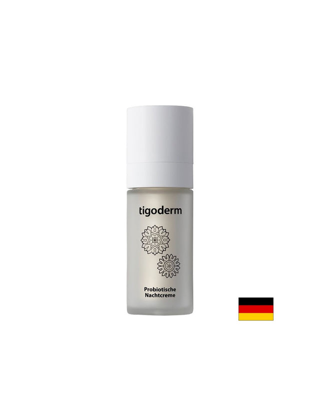 Нощен крем с пробиотичен фермент от Bacillus subtilis Tigoderm - Възстановяване и баланс на кожата през нощта, 30 ml - Feel You