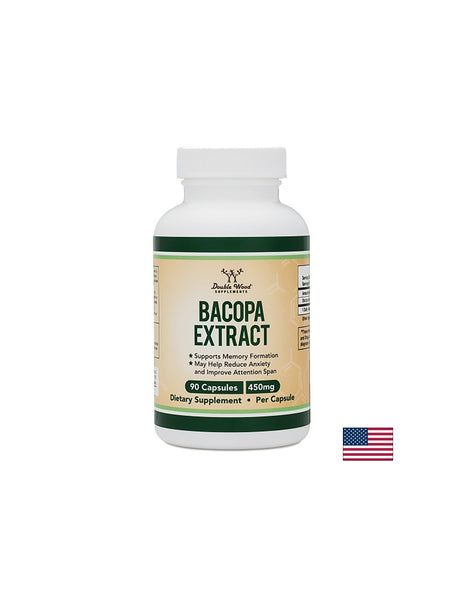 Bacopa extract/ Бакопа мониери, 450 mg, 90 капсули Double Wood - Feel You