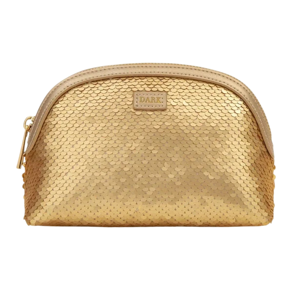 Bags Unlimited, Sequin, GWP Textile Pouch, Gold - Feel You