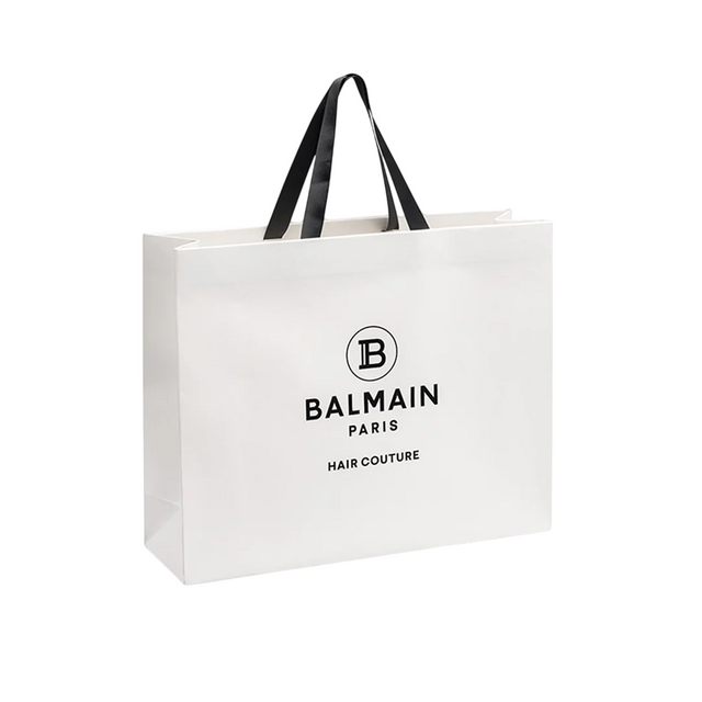 Balmain, Hair Couture, GWP Cardboard Bag, White, Large - Feel You