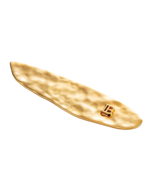 Balmain, Printemps Leaf, Hair Clip, Gold - Feel You