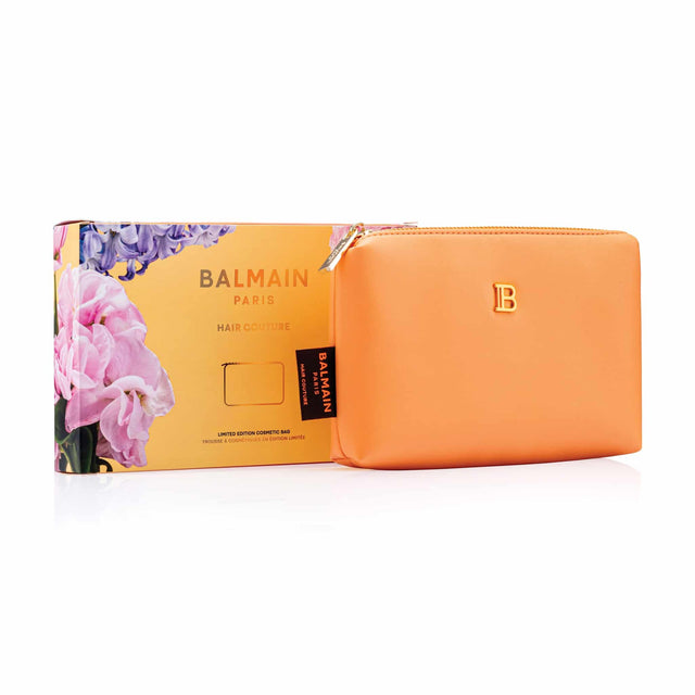 Balmain, Ss25, GWP Textile Pouch, Orange - Feel You