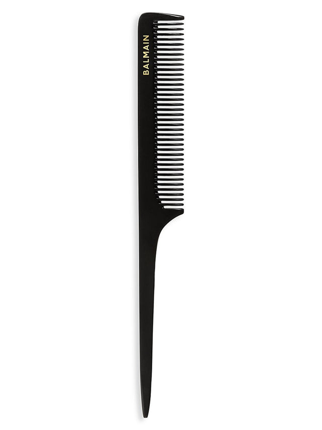 Balmain, Tail, Hair Plastic Comb, Black & White - Feel You