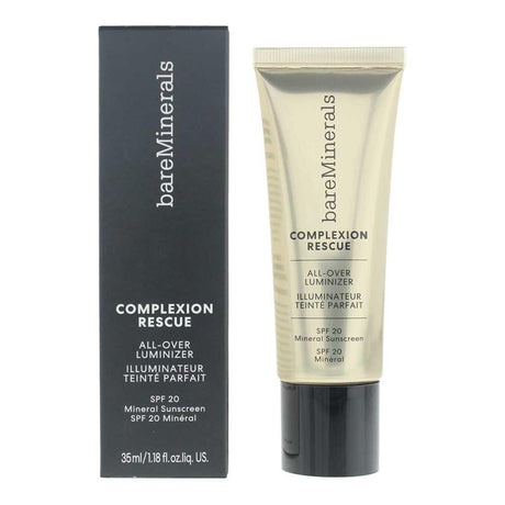 BareMinerals, Complexion Rescue, Illuminating, Liquid Highlighter, Golden Peach, SPF 20, For Face, 35 ml - Feel You