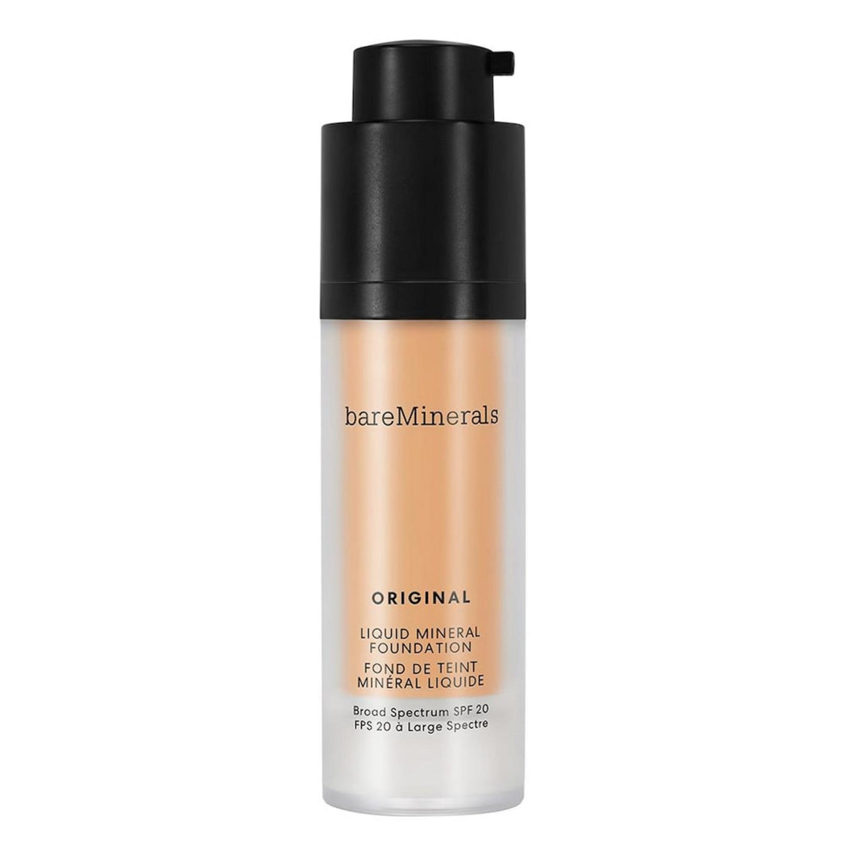 BareMinerals, Original Liquid Mineral, Luminous, Liquid Foundation, 20, Golden Tan, SPF 20, 30 ml - Feel You