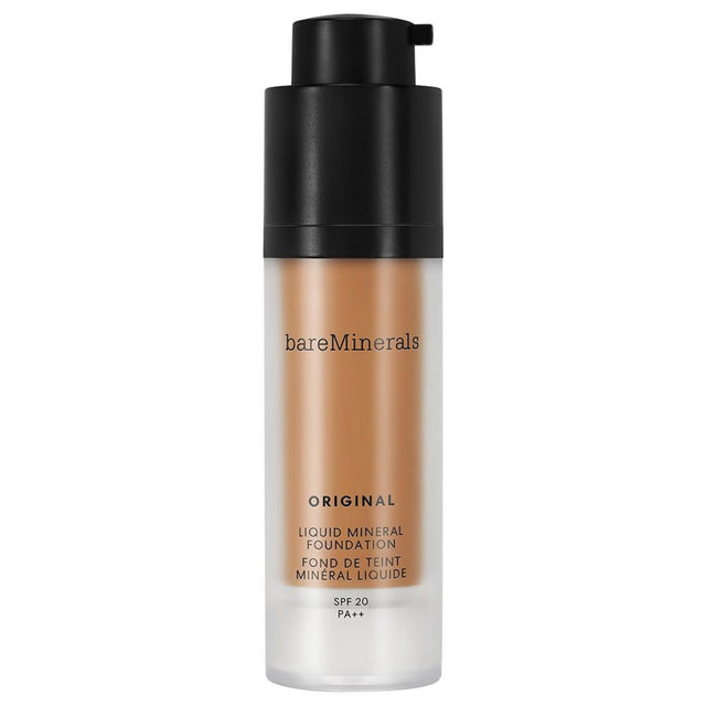 BareMinerals, Original Liquid Mineral, Luminous, Liquid Foundation, 24, Neutral Dark, 20 SPF, 30 ml - Feel You