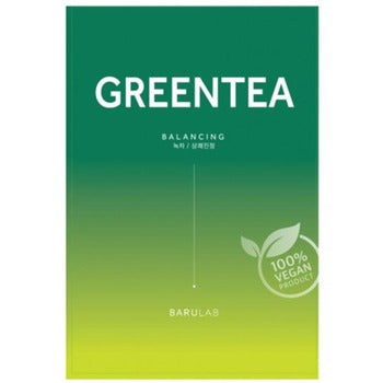 Barulab - Green Tea Balancing The Clean Vegan Mask - Pleťová maska se zeleným čajem - 23.0g - Feel You