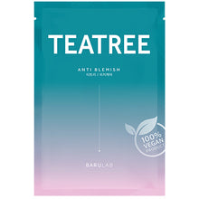 Barulab - Tea Tree Anti Blemish Clean Vegan Mask - Čistící pleťová maska - 23.0g - Feel You