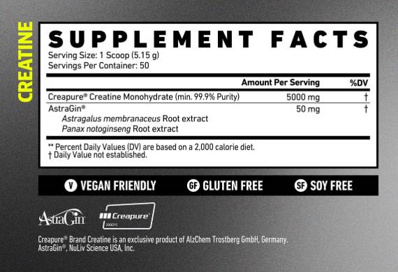 Basics Creatine | Creapure with AstraGin - 258 грама - Feel You