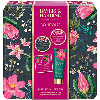 Baylis & Harding - Boudoire Tropical Paradise Luxury Pamper Tin - Dárková sada péče o tělo - Feel You