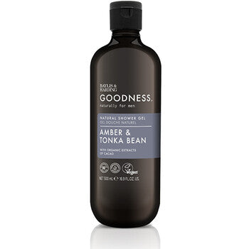 Baylis & Harding - Goodness Mens Shower Gel ( Ambra & Tonka Fazole ) - Pánský sprchový gel - 500ml - Feel You