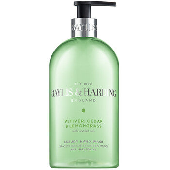 Baylis & Harding - Hand Soap Vetiver, Cedr & Lemongrass - Antibakteriální tekuté mýdlo na ruce - 500ml - Feel You