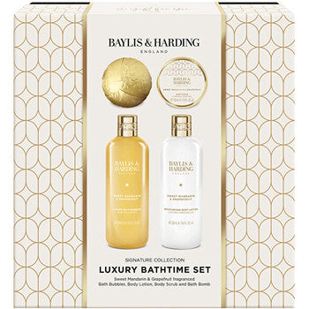 Baylis & Harding - Luxury Bath Time Set ( Mandarinka & Grapefruit ) - Dárková sada koupelové péče - Feel You