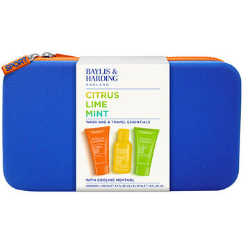 Baylis & Harding - Man Wash Bag & Travel Essentials Set ( Citrus, Lime & Mint ) - Feel You