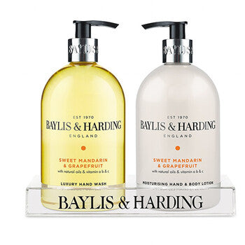 Baylis & Harding - Sweet Mandarin & Graperfuit Body Care Duo ( Mandarinka & Grapefruit ) - Dárková sada - 500ml - Feel You