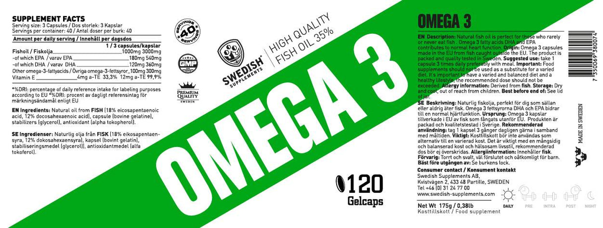 Be Smart - Omega 3 - 120 Гел капсули - Feel You