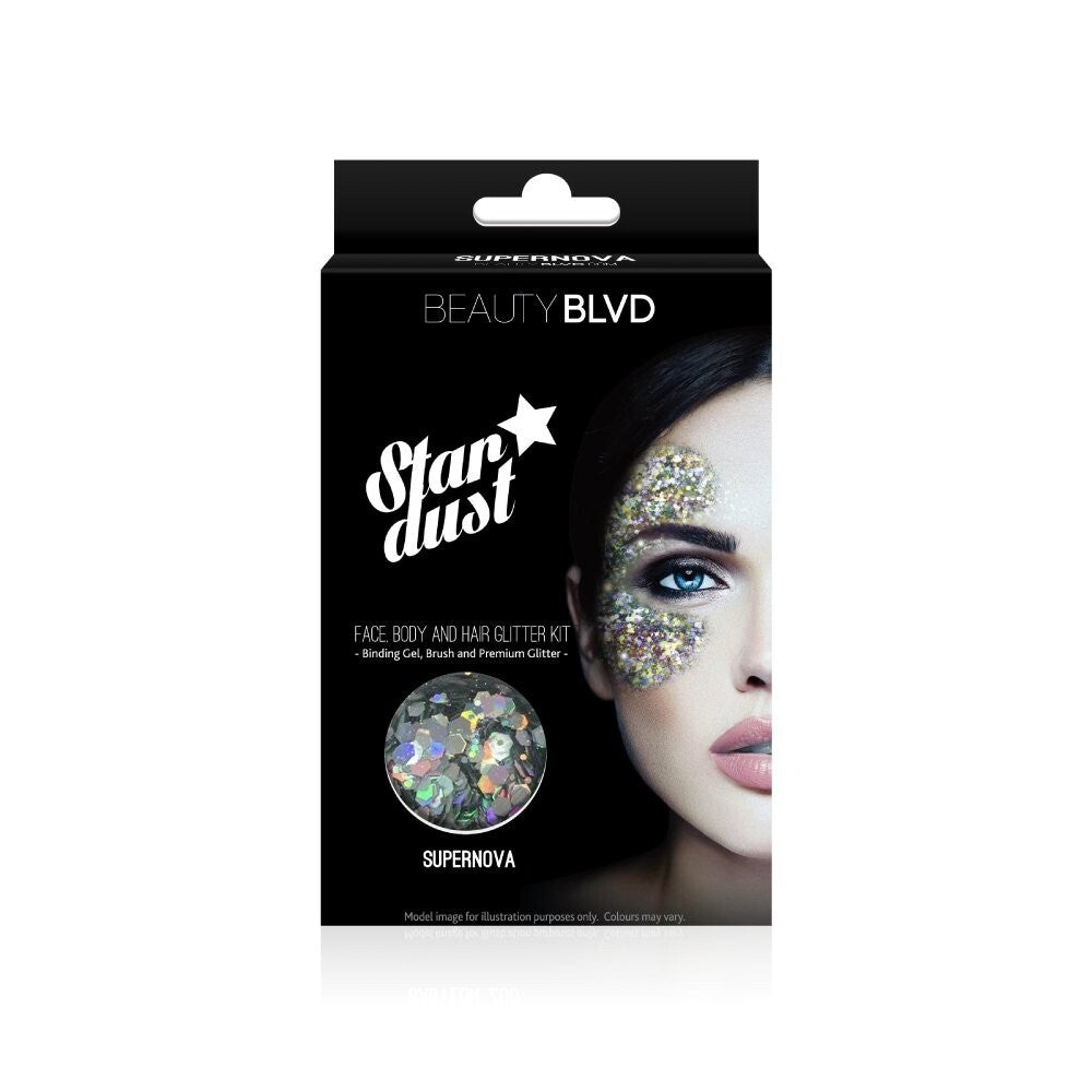 Beauty Blvd, Stardust Supernova, Loose Glitter Eyeshadow, 75 g - Feel You