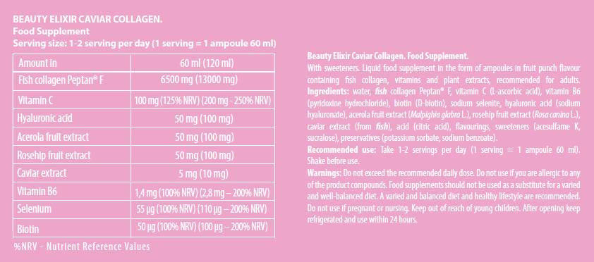 Beauty Elixir / Caviar Collagen - Shot - 60 мл - Feel You