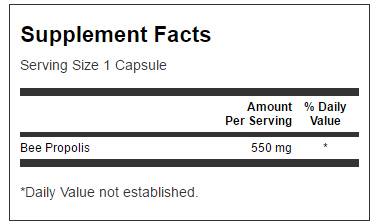 Bee Propolis 550 mg - 60 капсули - Feel You